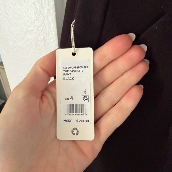 Favorite Daughter Favorite Pant Black Wide-Leg Trousers - Picture 3 of 4